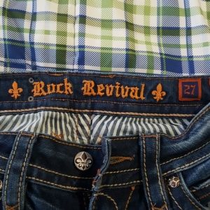 Women's rock revival jeans